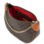 Bolsa Jorge Bischoff Feminina Hobo Marrom Monograma