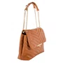 Bolsa Jorge Bischoff Feminina Matelassê Caramelo Couro