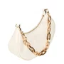 Bolsa Jorge Bischoff Feminina Ombro Alça Pelo Removível Natural Couro