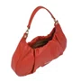 Bolsa Jorge Bischoff Feminina Ombro Laranja Lírio Couro
