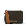 Bolsa Jorge Bischoff Feminina Pequena Café Amendoa Couro
