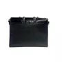 Bolsa Jorge Bischoff Feminina Preta Couro - Grande 