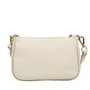 Bolsa Jorge Bischoff Feminina Transversal Infinita Florescer Off White Brulée Couro