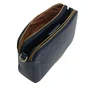 Bolsa Jorge Bischoff Feminina Tranversal Azul Marinho Couro