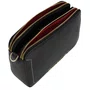Bolsa Jorge Bischoff Feminina Tranversal Preto Couro
