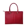 Bolsa Jorge Bischoff Feminina Vermelha Couro - Grande 