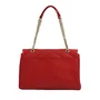 Bolsa Jorge Bischoff Feminina Vermelha Matelassê Couro - Grande 