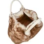 Bolsa Jorge Bischoff Tote Feminina Natural Pêlo Couro