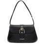 Bolsa Lança Perfume Feminina Bolsa Shoulder Fivela Preta