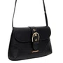 Bolsa Lança Perfume Feminina Bolsa Shoulder Fivela Preta