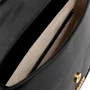 Bolsa Lança Perfume Feminina Bolsa Shoulder Fivela Preta