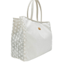 Bolsa Lança Perfume Feminina Grande Areia