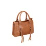 Bolsa Luiza Barcelos Feminina Caramelo Couro - Pequena 