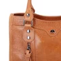 Bolsa Luiza Barcelos Feminina Caramelo Couro - Pequena 
