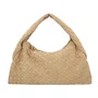 Bolsa Luiza Barcelos Feminina hobo Tressê Fendi Couro Camurça
