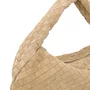 Bolsa Luiza Barcelos Feminina hobo Tressê Fendi Couro Camurça