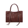 Bolsa Luiza Barcelos Feminina Marrom Couro - Grande
