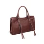 Bolsa Luiza Barcelos Feminina Marrom Couro - Grande