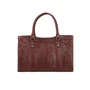 Bolsa Luiza Barcelos Feminina Marrom Couro - Grande