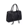 Bolsa Luiza Barcelos Feminina Preta Couro - Grande