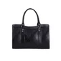 Bolsa Luiza Barcelos Feminina Preta Couro - Grande