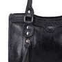 Bolsa Luiza Barcelos Feminina Preta Couro - Pequena