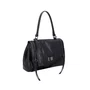 Bolsa Luiza Barcelos Feminina Preta Couro - Pequena 