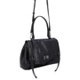 Bolsa Luiza Barcelos Feminina Preta Couro - Pequena 