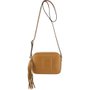 Bolsa Luz da Lua Amendoa Couro - Pequena 