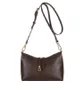 Bolsa Luz da Lua Feminina Marrom Couro
