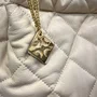 Bolsa Luz da Lua Feminina Matelassê Mafim Couro - Grande