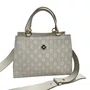 Bolsa Luz da Lua Feminina Panna Couro - Média 