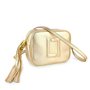 Bolsa Luz da Lua gold Couro - Pequena