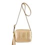 Bolsa Luz da Lua gold Couro - Pequena