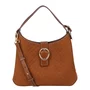 Bolsa Luz da Lua Tote Feminina Bison Caramelo Grande
