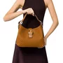 Bolsa Luz da Lua Tote Feminina Bison Caramelo Grande