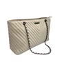 Bolsa Santa Lolla Feminina Creme Matelassê - Grande 