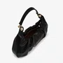 BolsaJorge Bischoff Feminina  Ombro Preto Couro