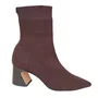 Bota Carrano Feminina Cano Curto Knit Dark Brown