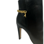 Bota Carrano Feminina Salto Fino Preta Couro