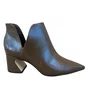 Bota Carrano Feminina Salto Wave Marrom Couro