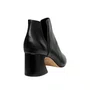 Bota Carrano Feminina Salto Wave Preto Couro