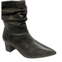 Bota Cecconello Feminina Slouchy Cano Baixo Café