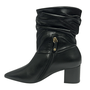 Bota Cecconello Feminina Slouchy Cano Baixo Preto