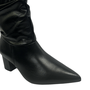 Bota Cecconello Feminina Slouchy Cano Baixo Preto