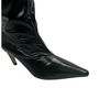Bota Cecconelo Feminina Cano Longo Preta Couro