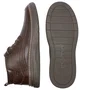 Bota Democrata Grid Masculina Grid Café Tabaco Couro 