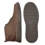 Bota Democrata Grid Masculina Grid Castanho Tabaco Couro 