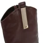 Bota Jorge Bischoff Feminina Cano longo Marrom Couro