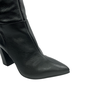 Bota Jorge Bischoff Feminina Cano Longo Preto Couro